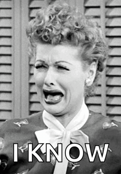Woman Crying Saying I Know GIF