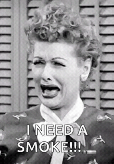 Woman Crying Saying I Need A Smoke GIF