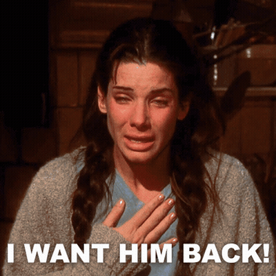 Woman Crying Saying I Want Him Back