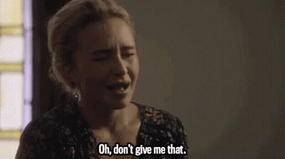 Woman Crying Saying Oh Don't Give Me That GIF