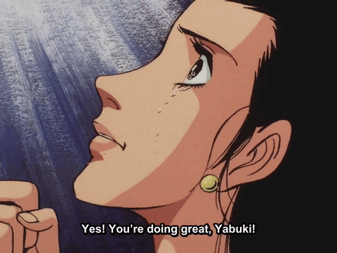 Woman Crying Saying You're Doing Great GIF
