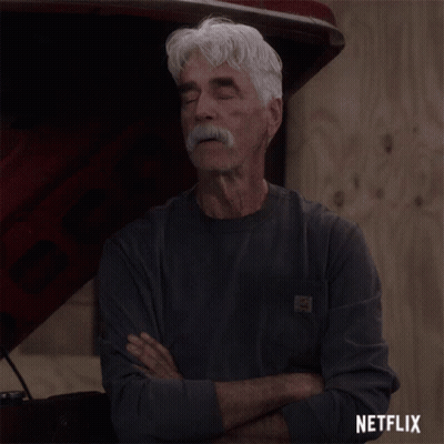 Woman Cutting Hair Blue Wall GIF