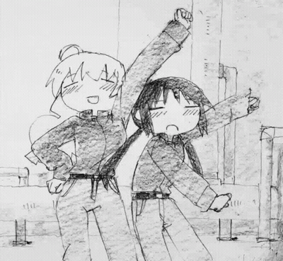Woman Dancing Before Crowd Says Yep GIF