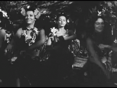 Woman Dancing In Black And White GIF