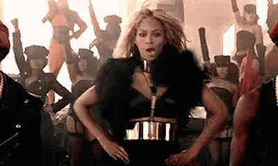 Woman Dancing In Front Of Crowd GIF