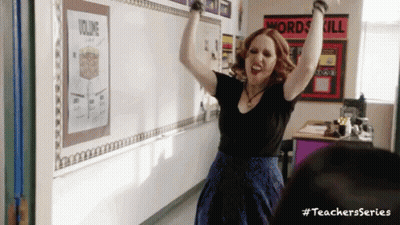 Woman Dancing In Front Of Words Kill Sign GIF