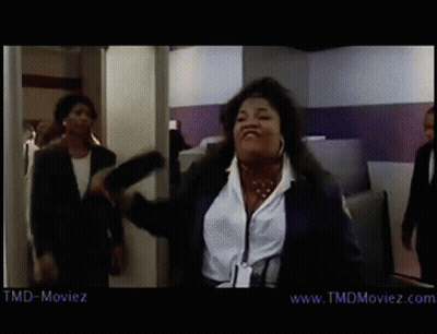 Woman Dancing In Hallway GIF