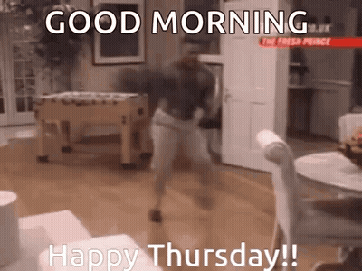 Woman Dancing In Living Room Good Morning Happy Thursday GIF