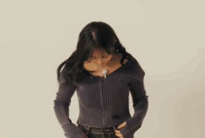 Woman Dancing In Sweater GIF