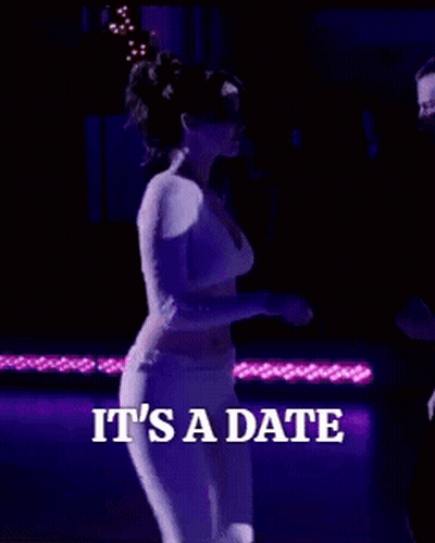 Woman Dancing It's A Date GIF