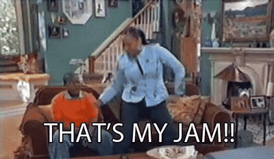 Woman Dancing On Couch That's My Jam GIF