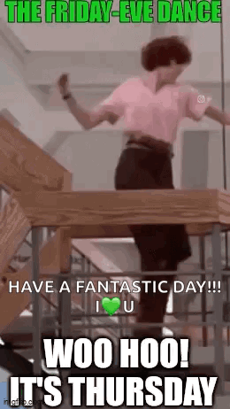 Woman Dancing On Stairs GIF