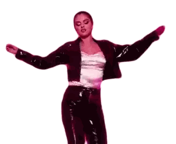Woman Dancing With Arms Outstretched Sticker