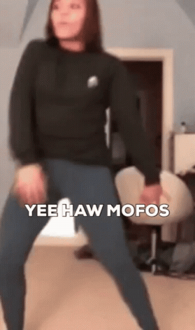 Woman Dancing Yee Haw Mofos GIF