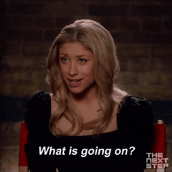 Woman Desperately Asks Whats Going On GIF