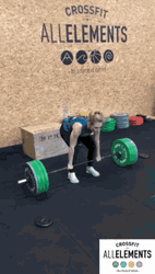 Woman Doing Deadlift Powerlift GIF
