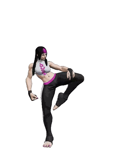 Woman Doing Split With Love Top Sticker