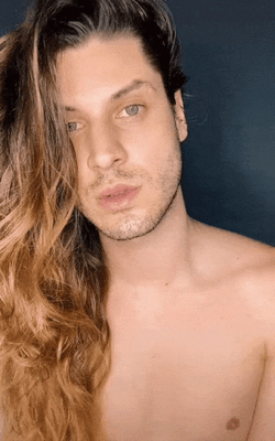 Woman Drag Queen Transformation  GIF