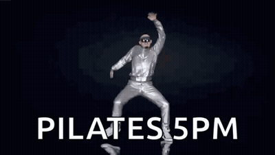 Woman Dressed As Swan Dancing Pilates 5Pm GIF