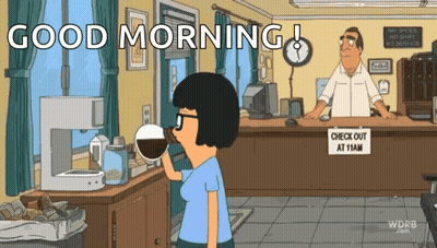 Woman Drinking Coffee Good Morning GIF