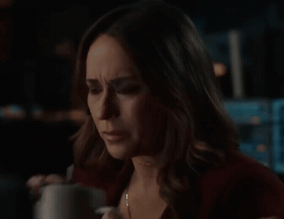 Woman Drinking Coffee With Spoon GIF