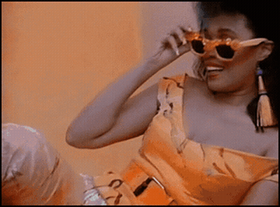 Woman Drinking From Glass Saying I'll Give You Somethin That You Never Had GIF