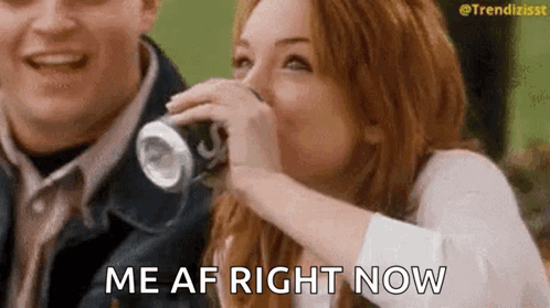 Woman Drinking Soda GIF
