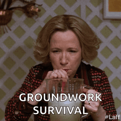 Woman Drinking Through Straw Groundwork Survival GIF