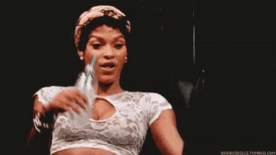 Woman Drinking Water Through Straw GIF