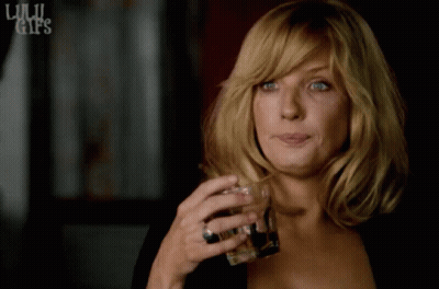Woman Drinking Whiskey Lulu Gifs GIF