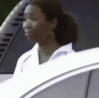 Woman Driving Car With Eyes Closed GIF
