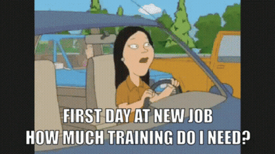 Woman Driving First Day How Much Training GIF