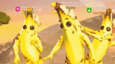 Woman Eating Banana Saying Hello There GIF