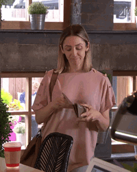 Woman Empty Money On Wallet GIF