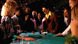 Woman Enjoying Gambling On Vegas Vacation GIF