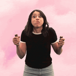 Woman Excited Hyper Sugar Rush GIF