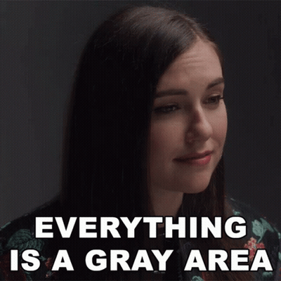 Woman Eyes Closed Everything Is Gray Area GIF