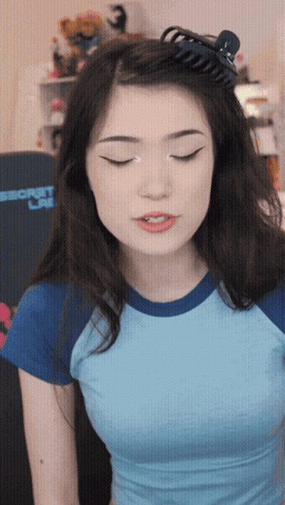 Woman Eyes Closed Hand On Face GIF