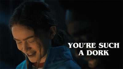 Woman Eyes Closed You're Such A Dork GIF