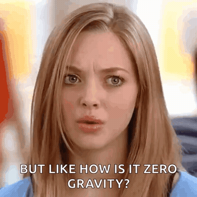 Woman Face But Like How Is It Zero Gravity GIF