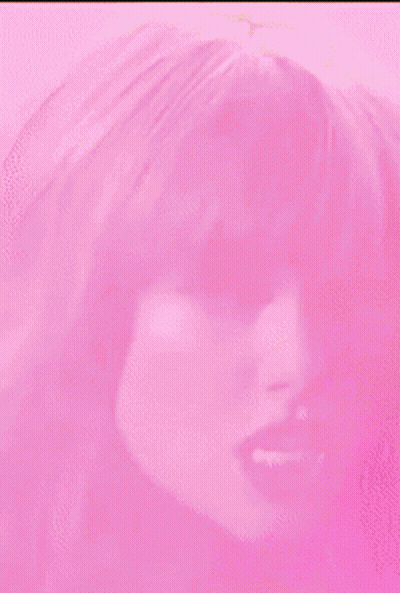 Woman Face Close Up Red Background GIF