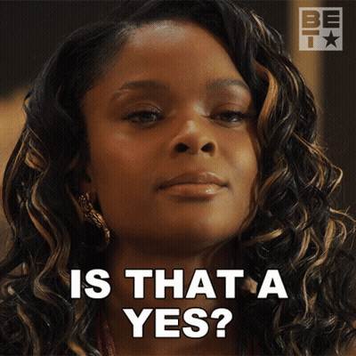 Woman Face Close Up Saying Is That A Yes GIF