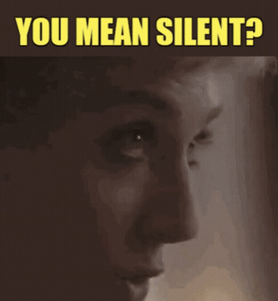 Woman Face Close Up Saying You Mean Silent GIF