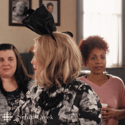 Woman Face Close Up Schitt's Creek GIF