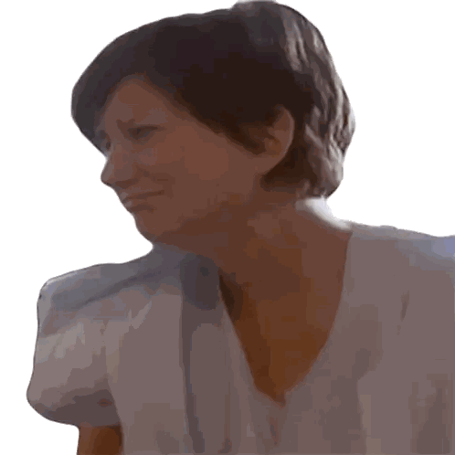 Woman Face Close Up Sticker