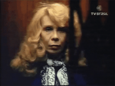 Woman Face Close Up TV Brasil Logo GIF