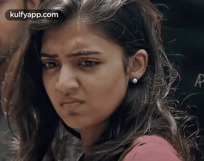 Woman Face Close Up With Kulfyapp.com GIF