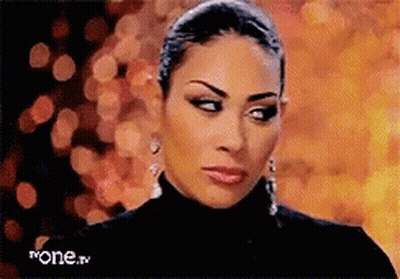 Woman Face Close Up With None.tv GIF