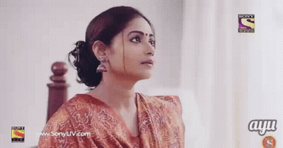 Woman Face Close Up With Sony Logo GIF
