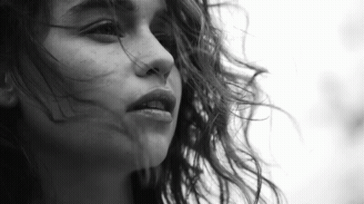 Woman Face Gray Sweater GIF